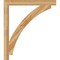Ekena Millwork Thorton Block Rough Sawn Bracket, Western Red Cedar, 4"W x 42"D x 48"H BKT04X42X48THR05RWR - alternate 4